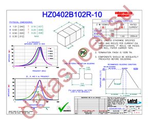 HZ0402B102R-10 datasheet  
